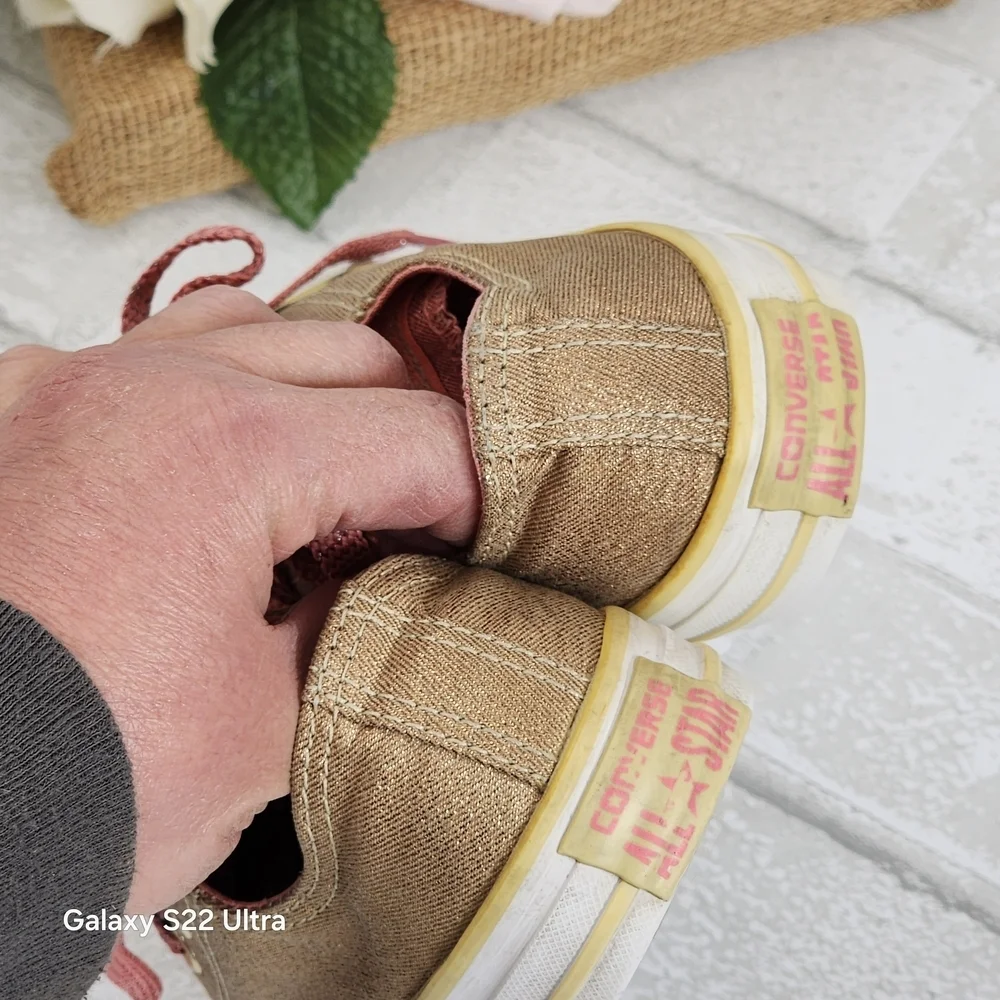 Converse Pink and Brown Women's Shoes